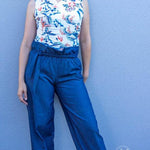 Stylishes Schnittmuster Hose Lexy (Gr. 34-52) mit modernem Schnitt, elastischem Bund und praktischen Tasche - Sewando