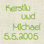 Stickdatei ABC ca. 5cm Buchstaben Schrift Alphabet Set 461 - Sewando