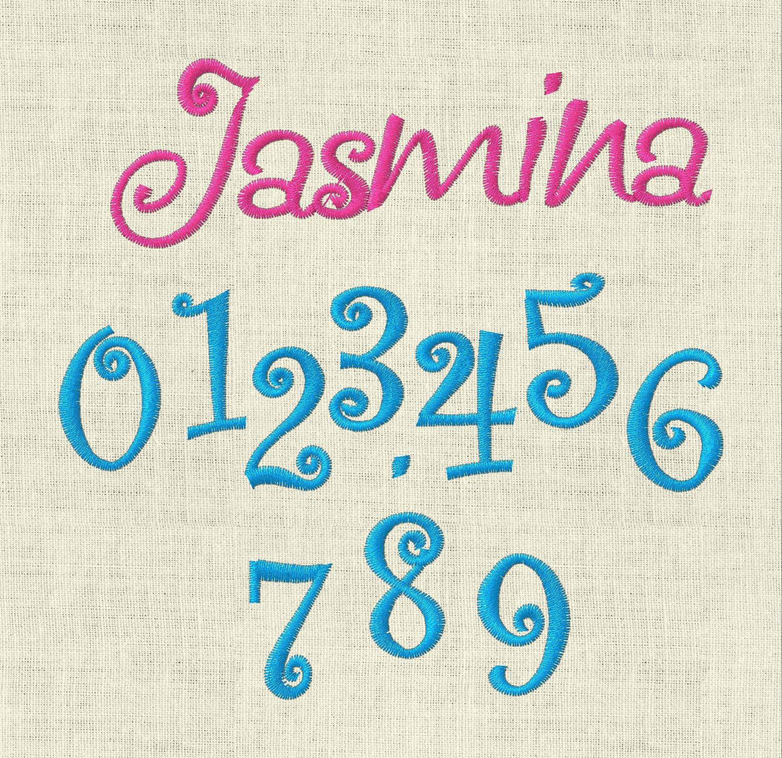 Stickdatei ABC 3cm Buchstaben Schrift Alphabet Set 092 - Sewando
