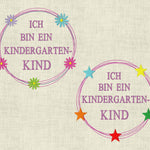 Stickdatei Ich bin ein Kindergartenkind Set 563 - Sewando