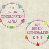Stickdatei Ich bin ein Kindergartenkind Set 563 - Sewando