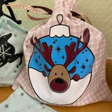 Rudolph Weihnachtskugel Plotterdatei - Sewando