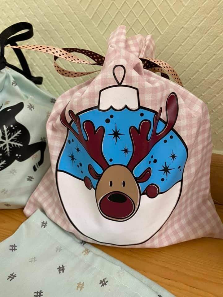 Rudolph Weihnachtskugel Plotterdatei - Sewando