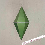 Plumbob Sims Faschingskostüm | Gefühlsdiamant Plotterdatei - Sewando