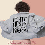 Echte Hexen Brauchen Kein Kostüm! Plotterdatei - Sewando