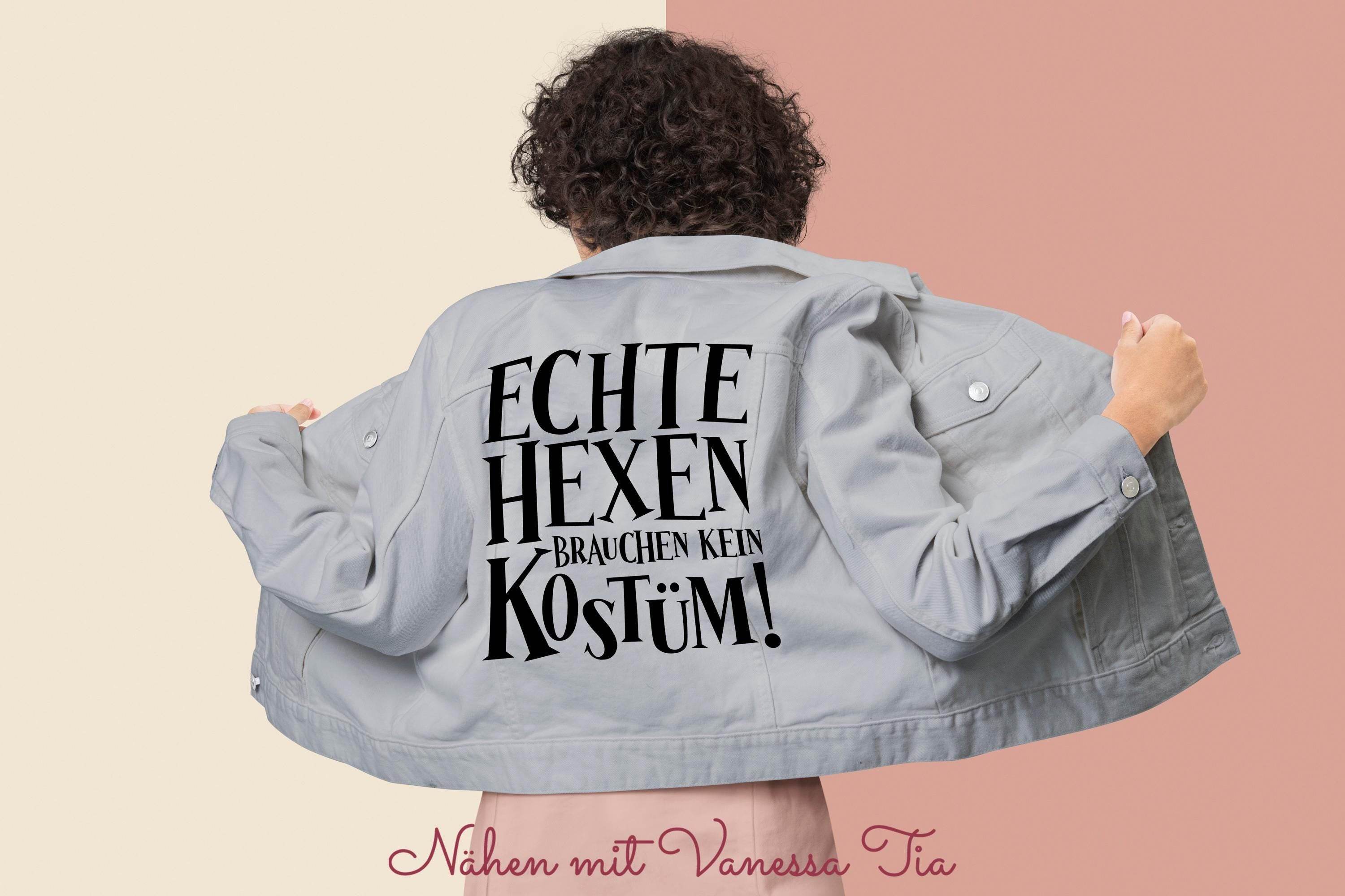 Echte Hexen Brauchen Kein Kostüm! Plotterdatei - Sewando