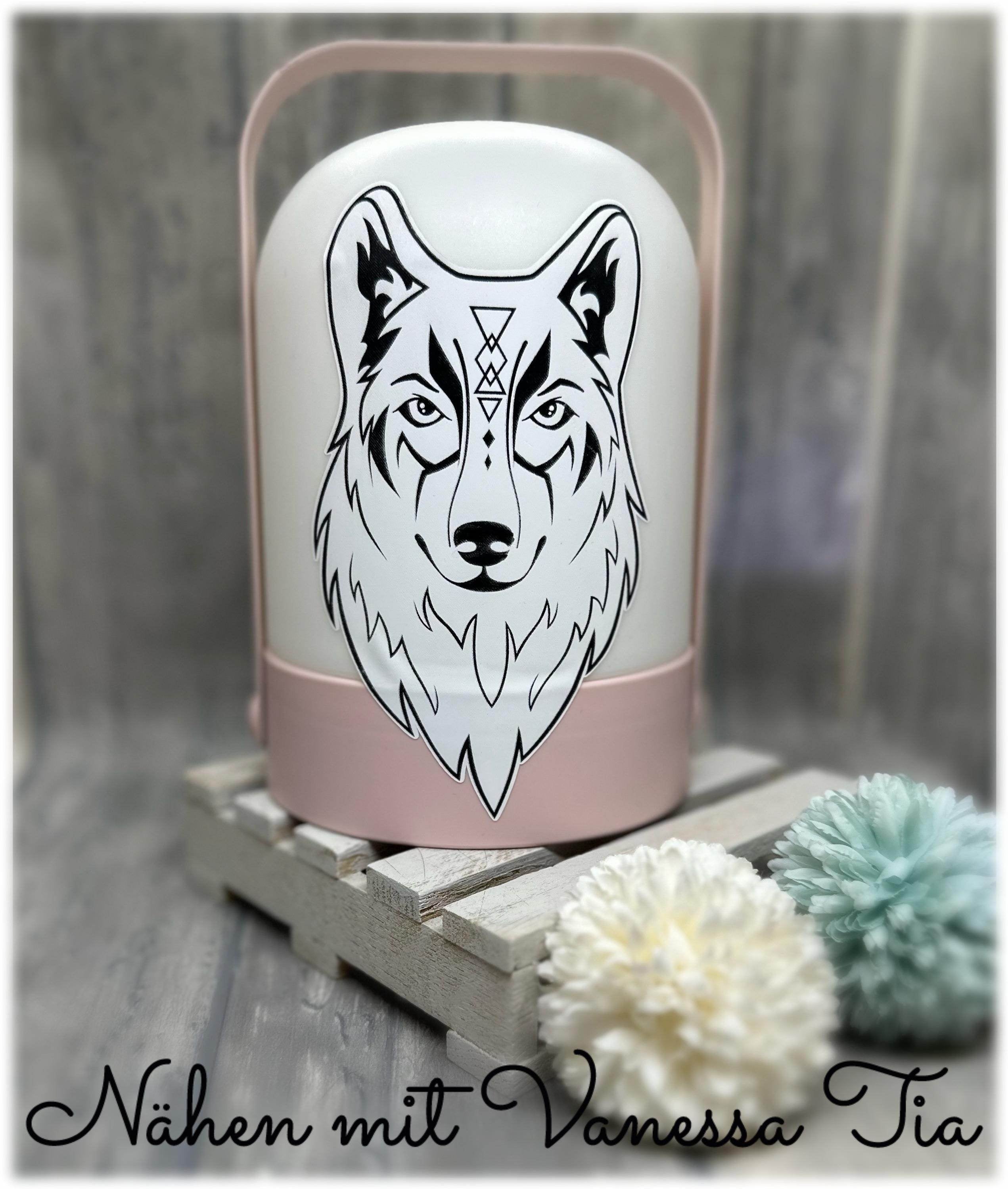 Wolf-kopf | 2 Varianten Plotterdatei - Sewando