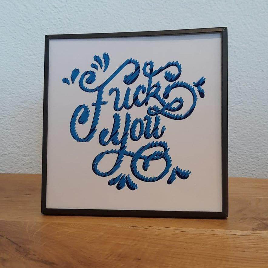Spuch Plotterdatei | Fuuuyou Plotterdatei - Sewando