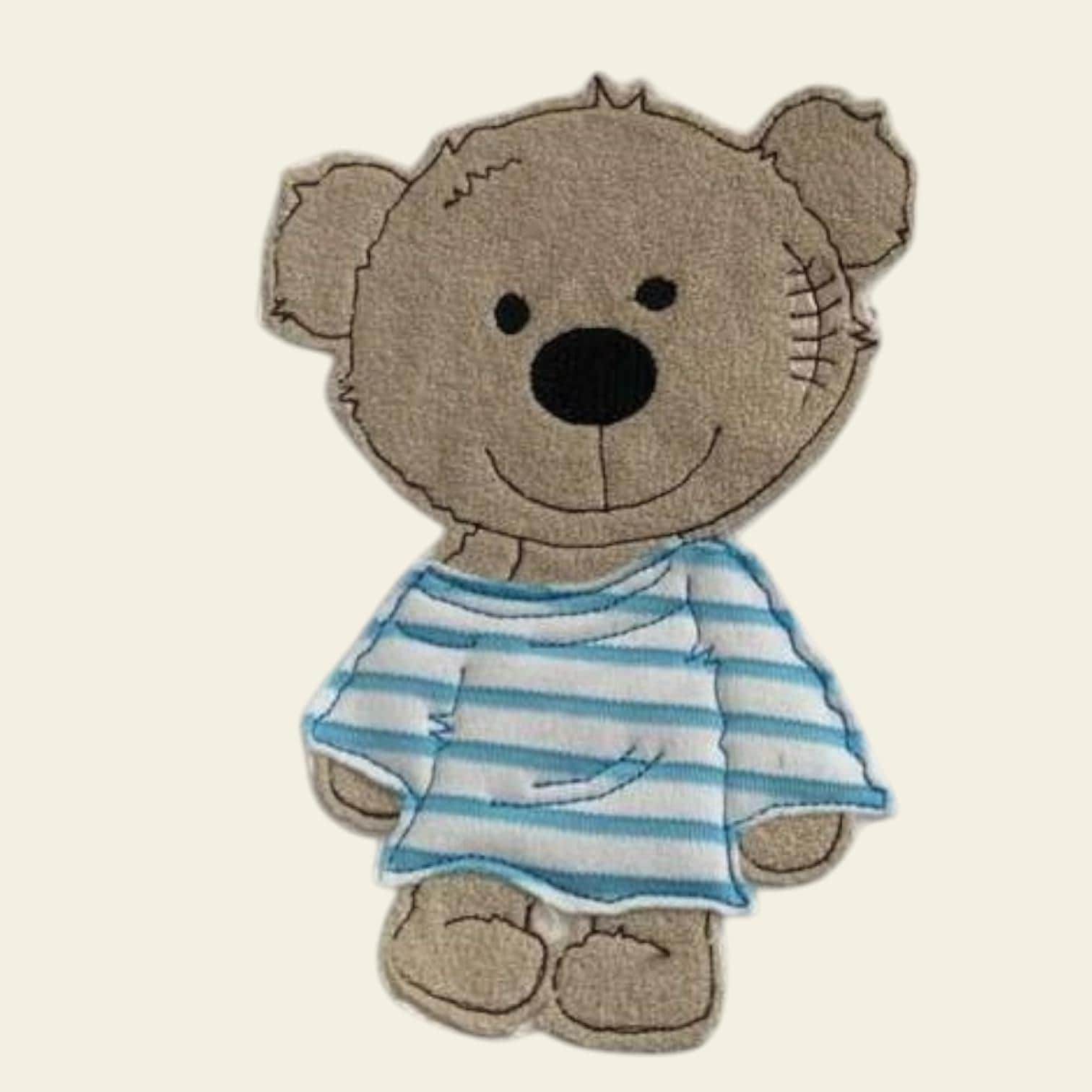 Stickdatei Doodle Teddy Bär Applikation Set 731 - Sewando