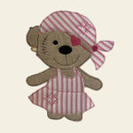 Stickdatei Doodle Teddy Pirat Applikation Set 751 - Sewando