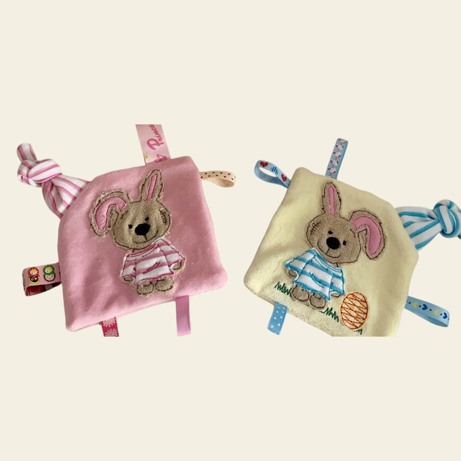 Stickdatei Schnullertuch Teddy Hase Set 794 - Sewando
