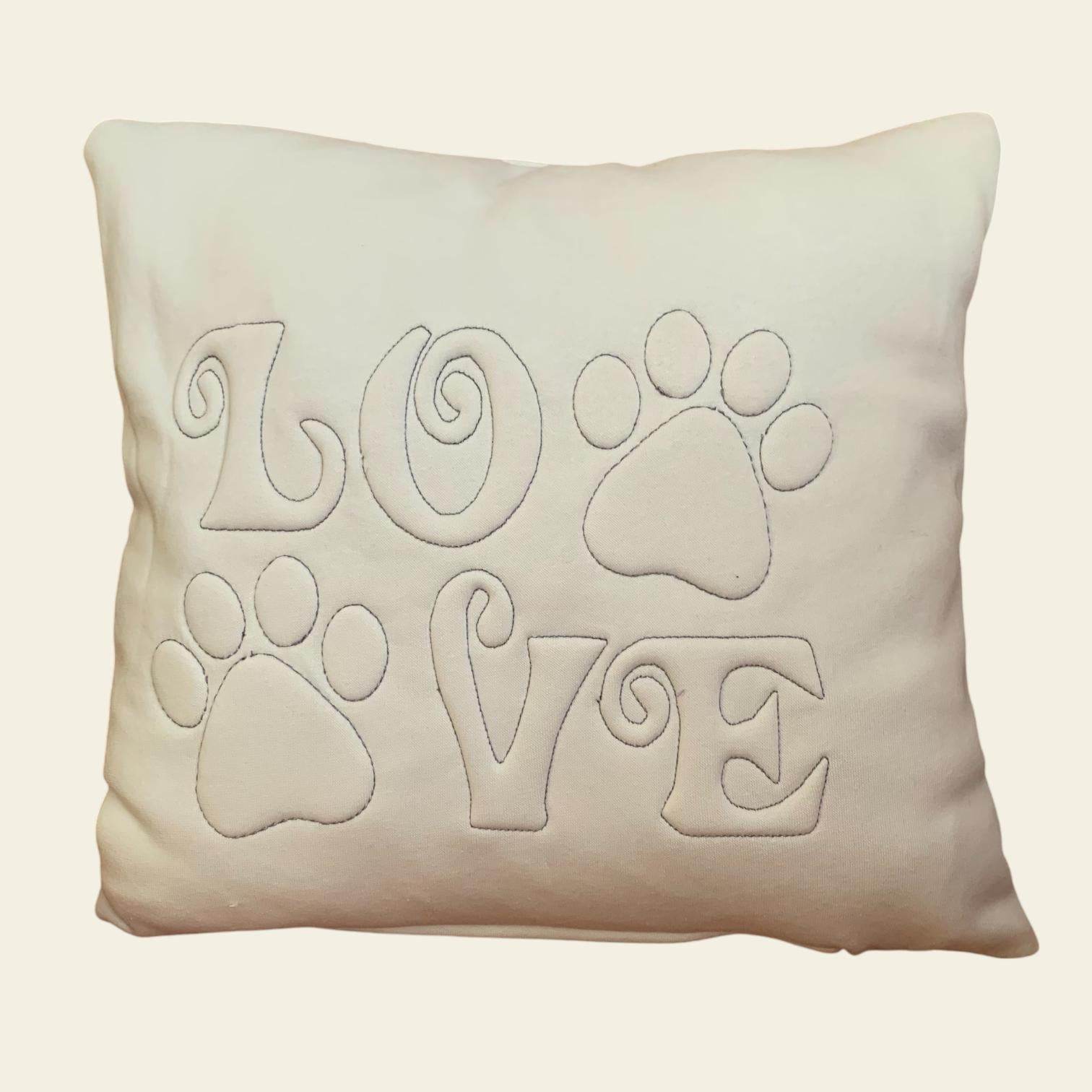 Stickdatei Hund Love 3D Trapunto Set 2512 - Sewando