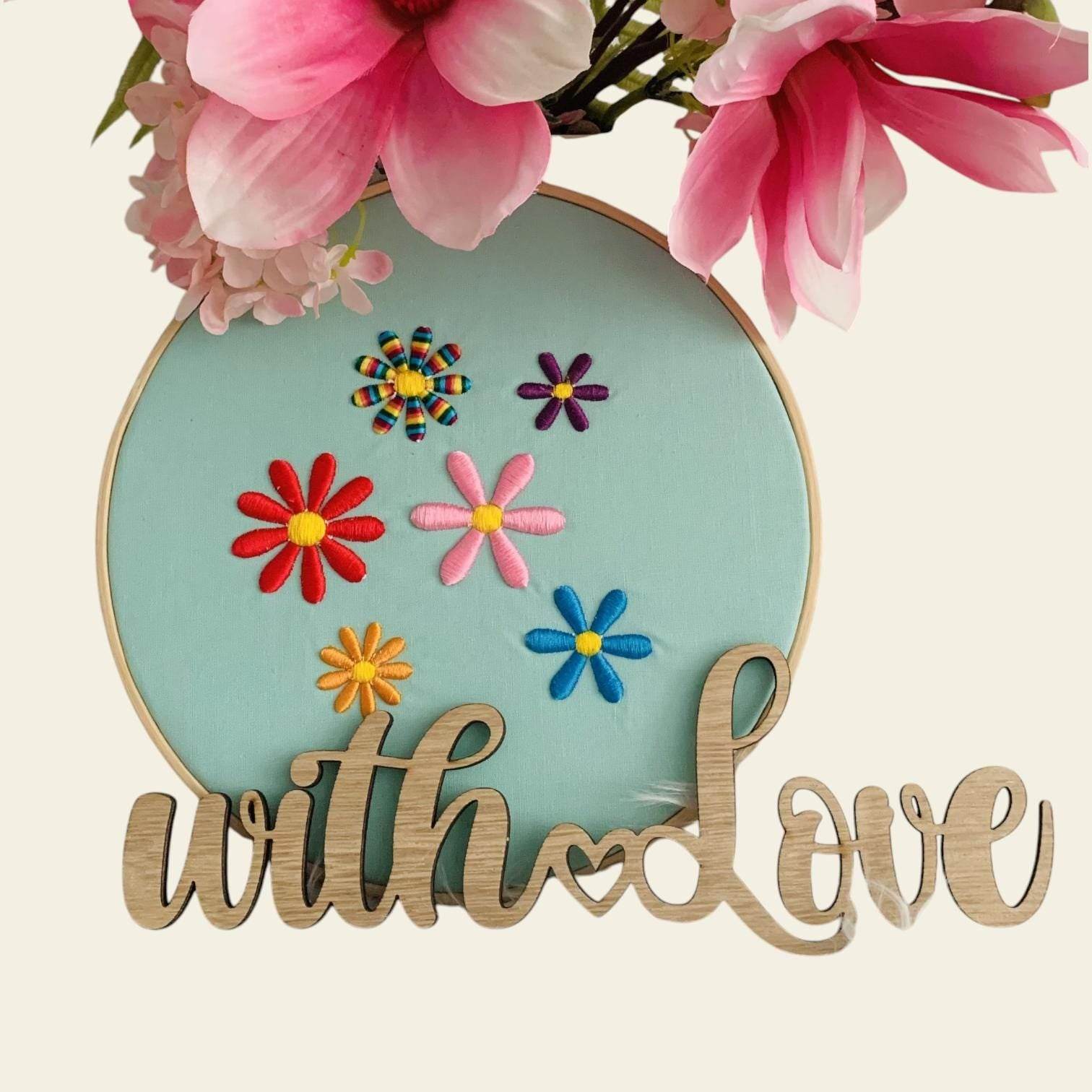 Stickdatei 3D Blume Set 977 - Sewando