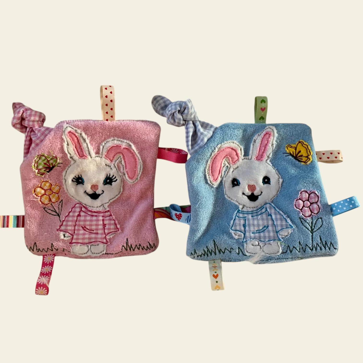 Stickdatei Knistertuch Hase Osterhase Doodle Applikation Set 812 - Sewando