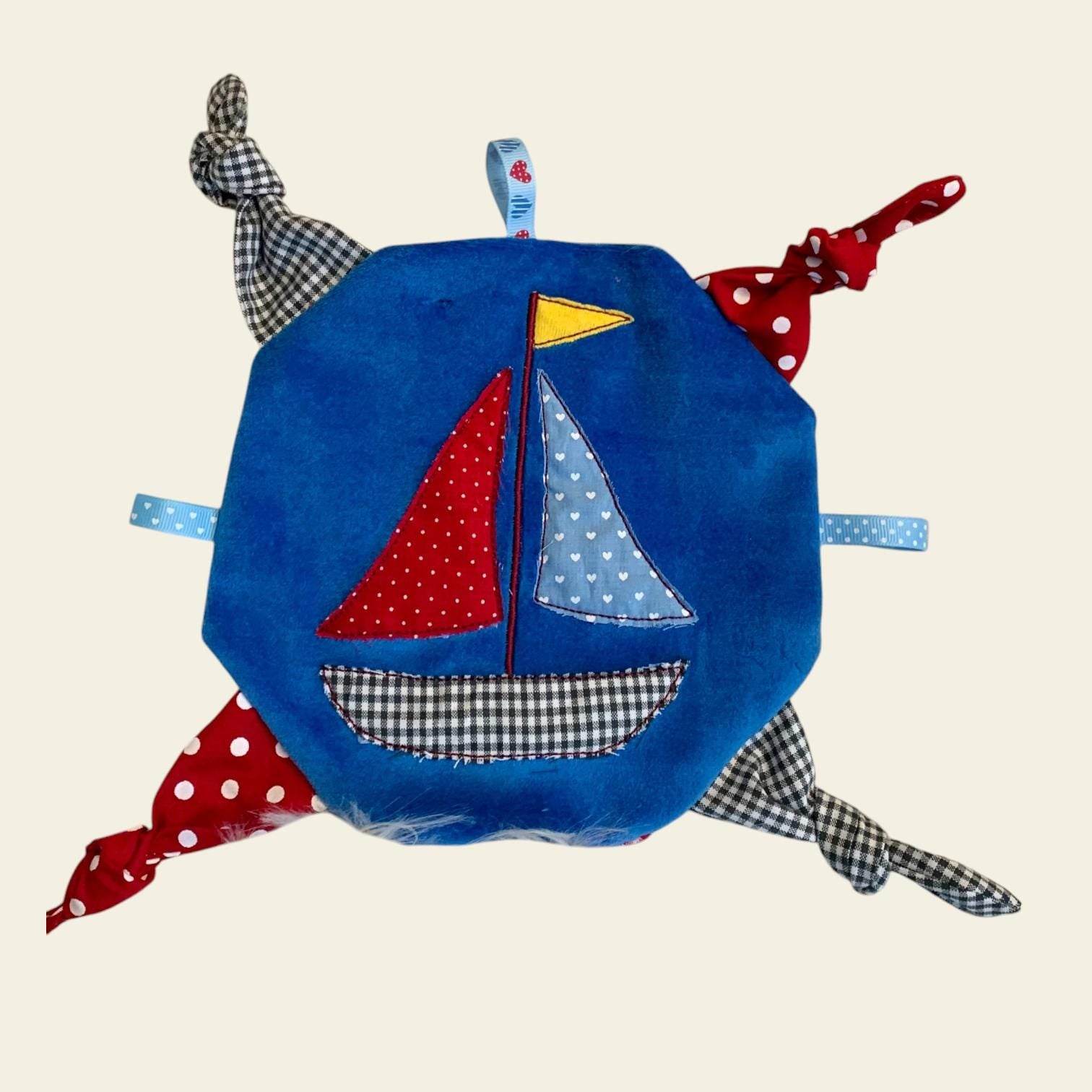 Stickdatei Segelboot Boot Knistertuch Doodle Applikation Set 811 Maritim - Sewando