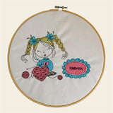 Stickdatei Cute Girl 5 Stricken Set 933 - Sewando