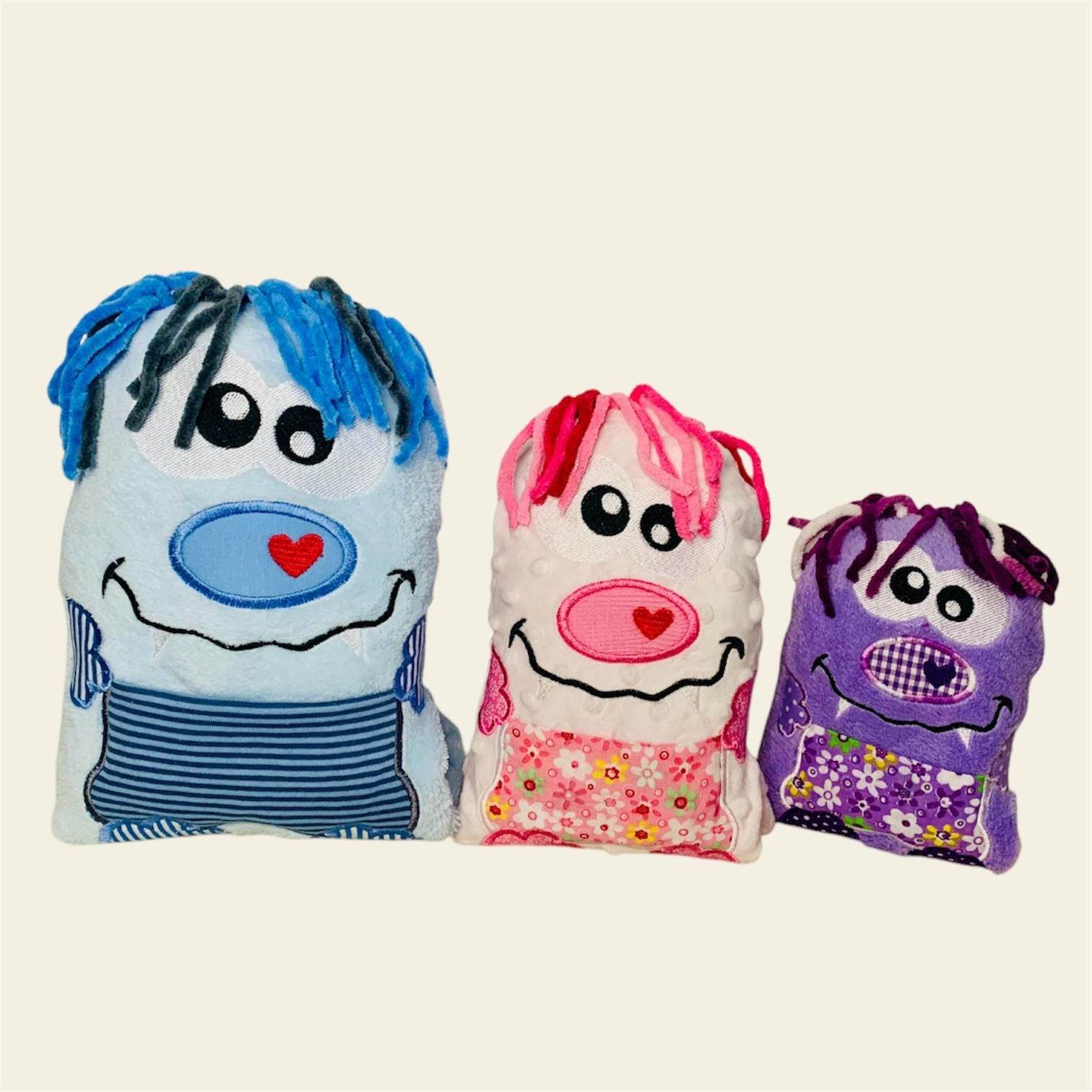 Stickdatei Schnobbel Monster Monty Set 2503 - Sewando