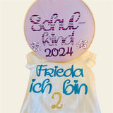 Stickdatei Schrift ab ca. 60mm Set 617 Doodle Applikation Buchstaben Zahlen - Sewando