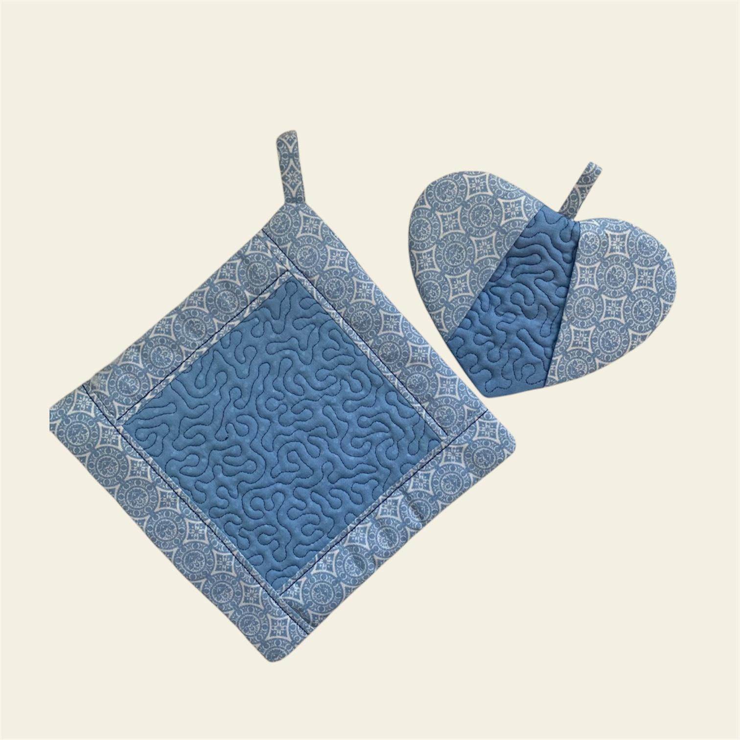 Stickdatei Küche Topflappen Untersetzer ITH 710/1 Mug Rug In the Hoop - Sewando