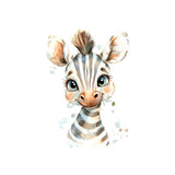 Zebra, Wandbild, druckbare Kunst, Poster, Kinderzimmer - Sewando