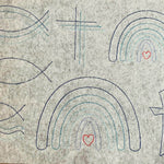 Stickdatei Kirche Taufe Gotteslob Kommunion Set 809 - Sewando