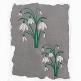 Stickdatei Schneeglöckchen in zwei Größen, Blume, Frühling, Sommer - Sewando