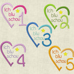 Stickdatei Zahl Ich bin schon Geburtstag Set 572 - Sewando