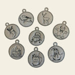 Stickdatei Weihnachten Vintage Anhänger Set 986 ITH Maschinenstickerei - Sewando