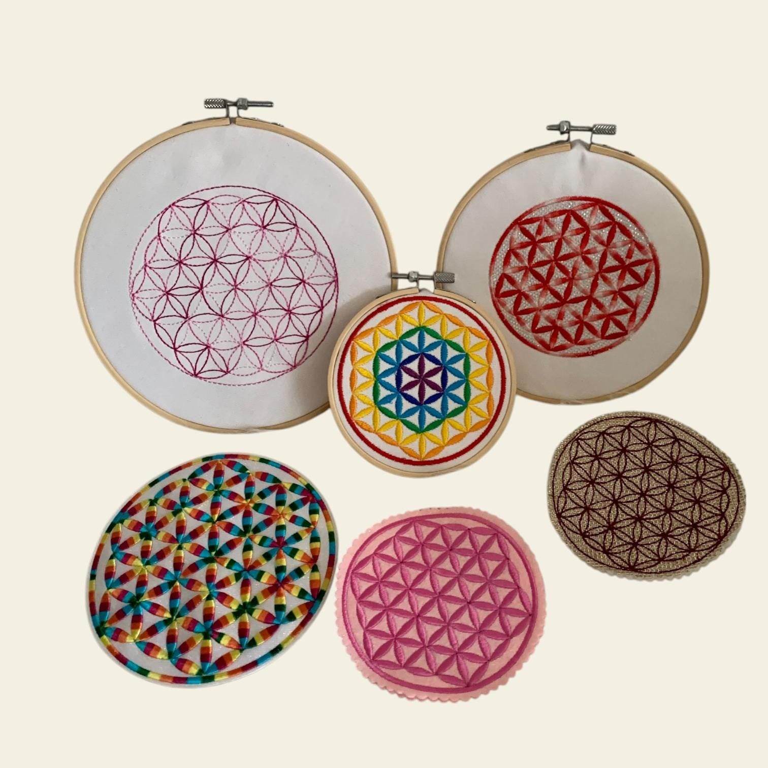 Stickdatei Blume des Lebens Set 785 - Sewando