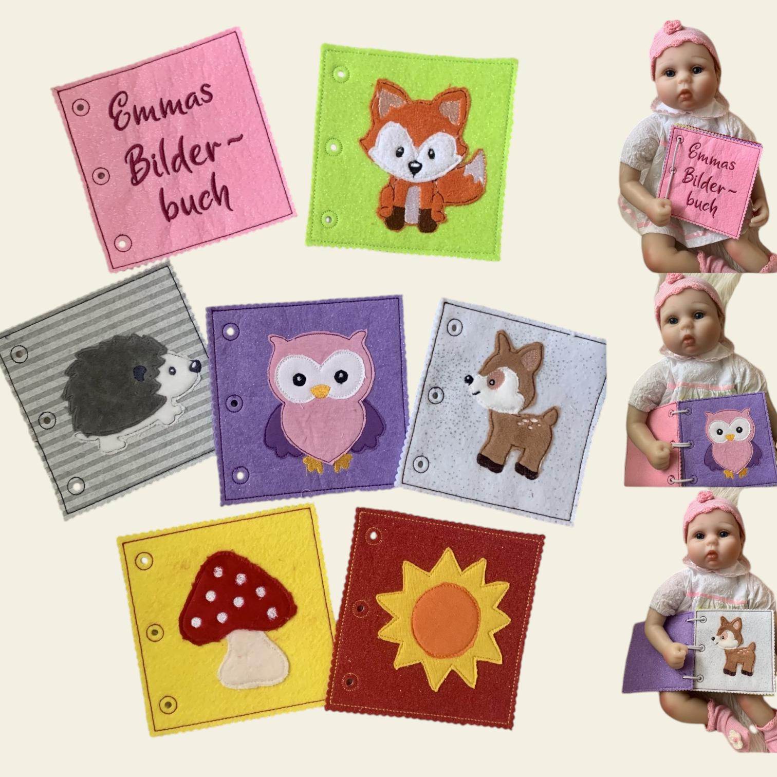 Stickdatei Bilderbuch Waldtiere Set 852 - Sewando