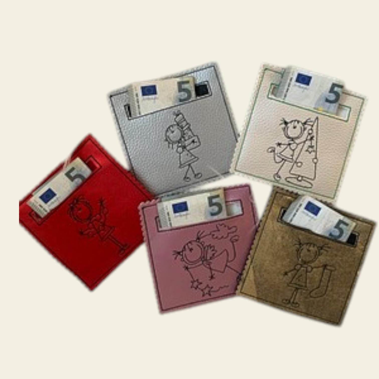 Stickdatei Weihnachten Strichmännchen Geschenkhülle Set 759 - Sewando