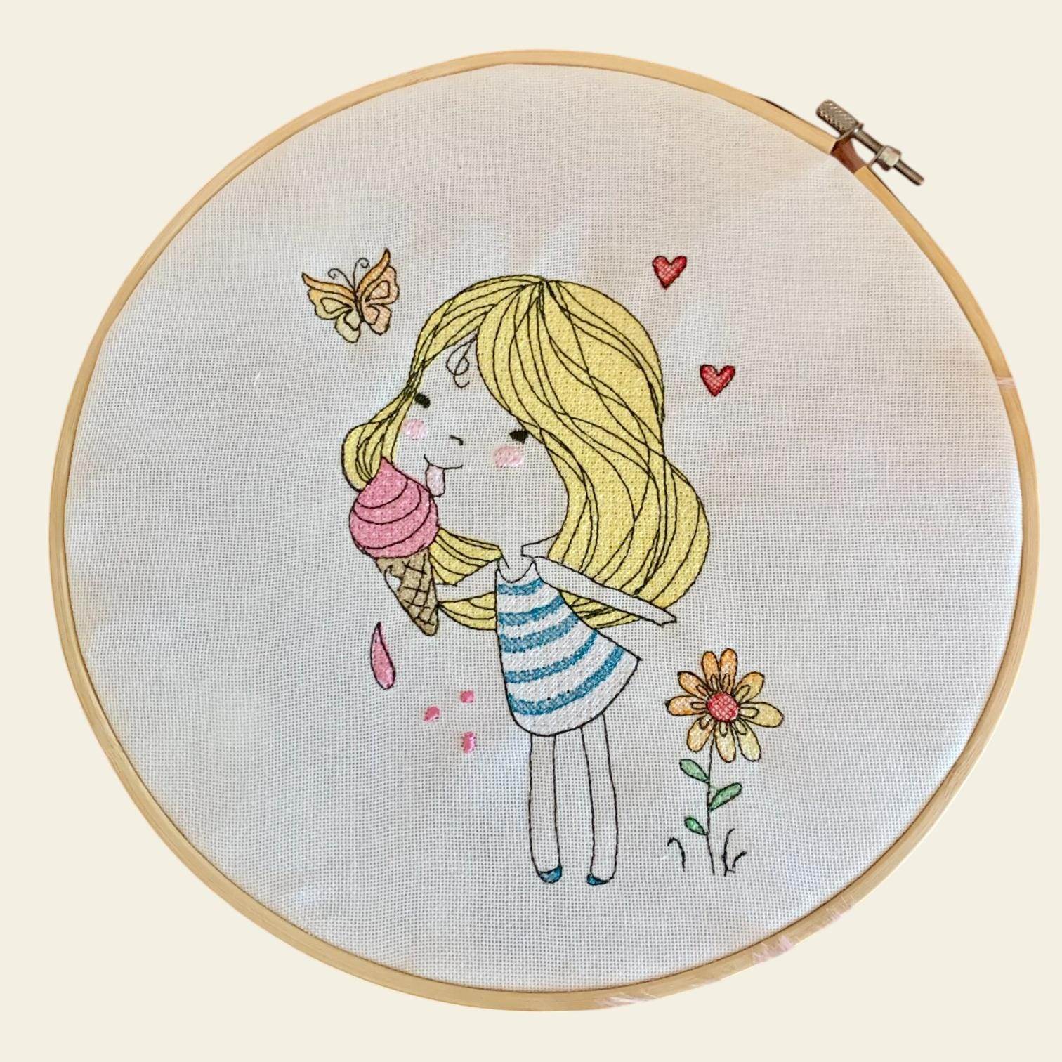 Stickdatei Sommer Girl Set 947 - Sewando
