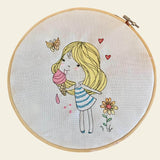 Stickdatei Sommer Girl Set 947 - Sewando
