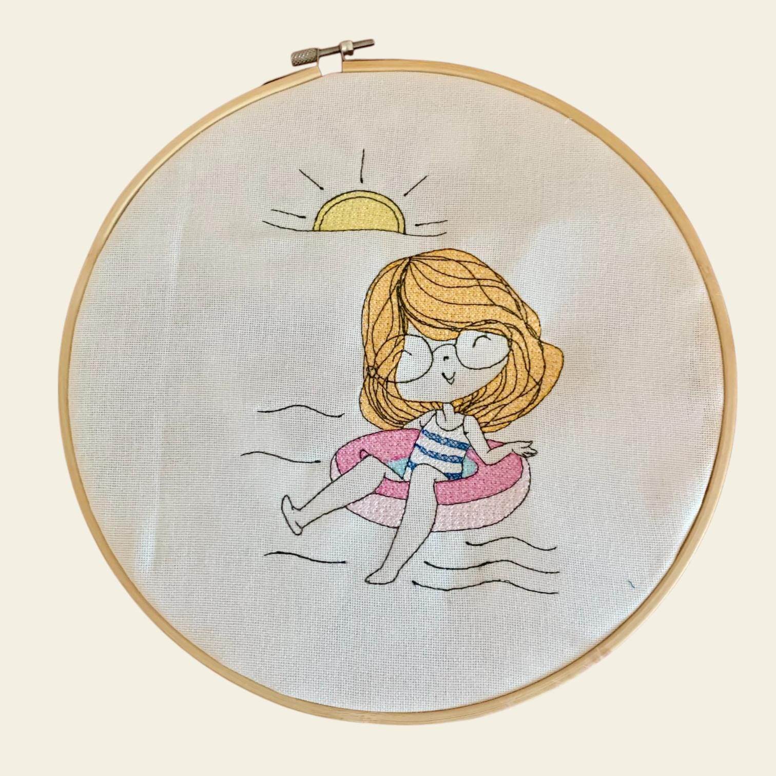 Stickdatei Sommer Girl 3 Set 947 - Sewando