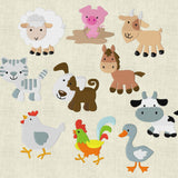 Stickdatei Bauernhof 5 Set 171 - Sewando