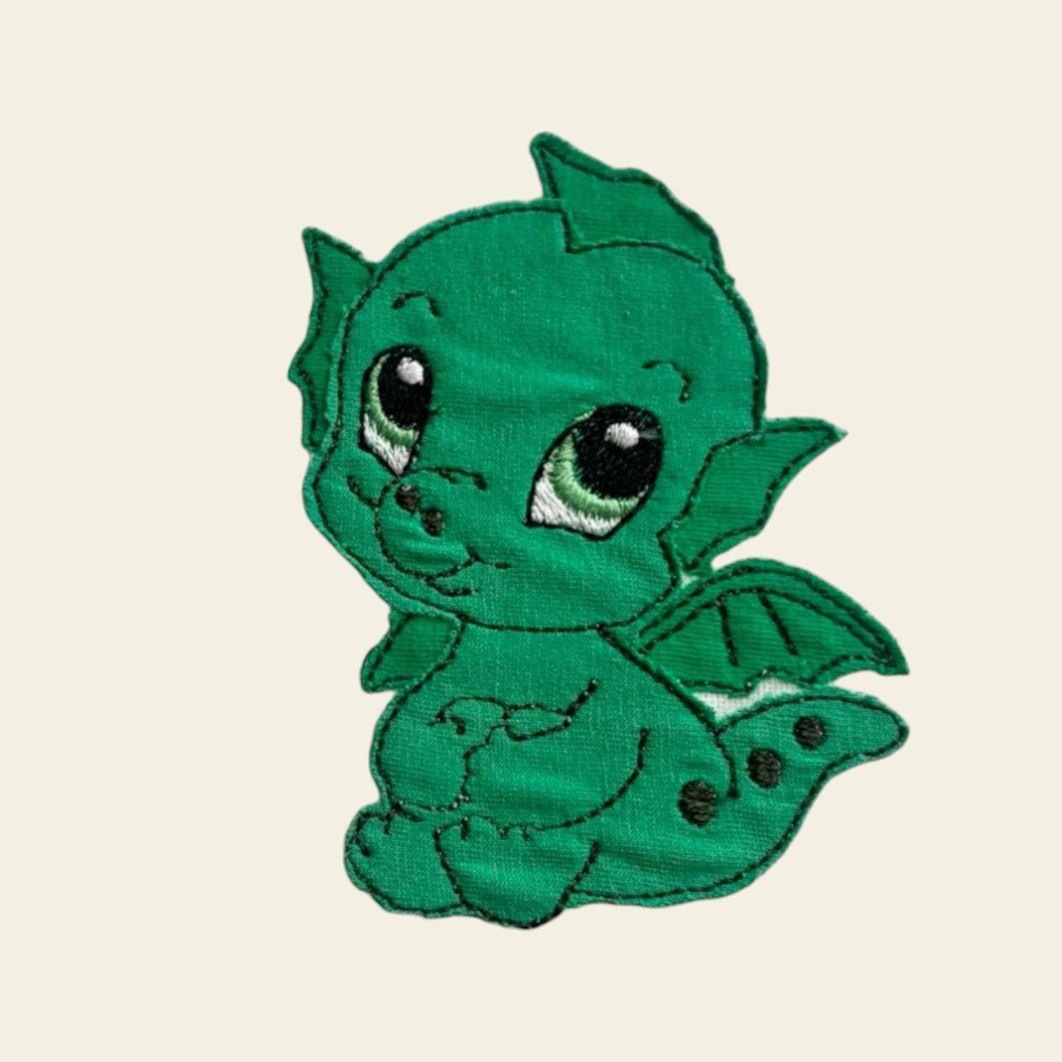 Stickdatei Doodle Drache Dino 2 Set 863 - Sewando