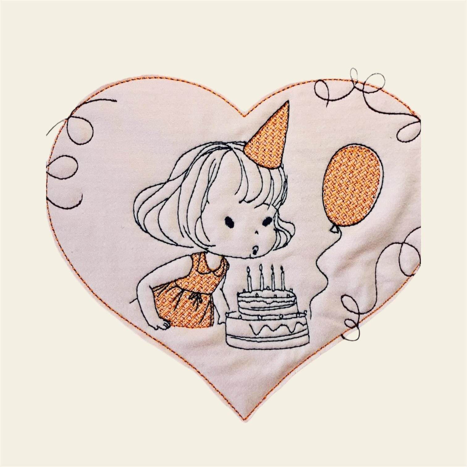 Stickdatei Birthday Girl 1 DoodleSet 927 - Sewando