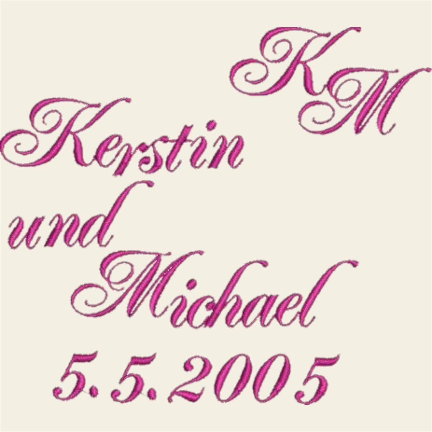 Stickdatei Schrift ABC 25mm Alphabet Buchstaben Set 400 - Sewando