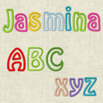 Stickdatei ABC 9cm Alphabet Applikation Set 298 - Sewando