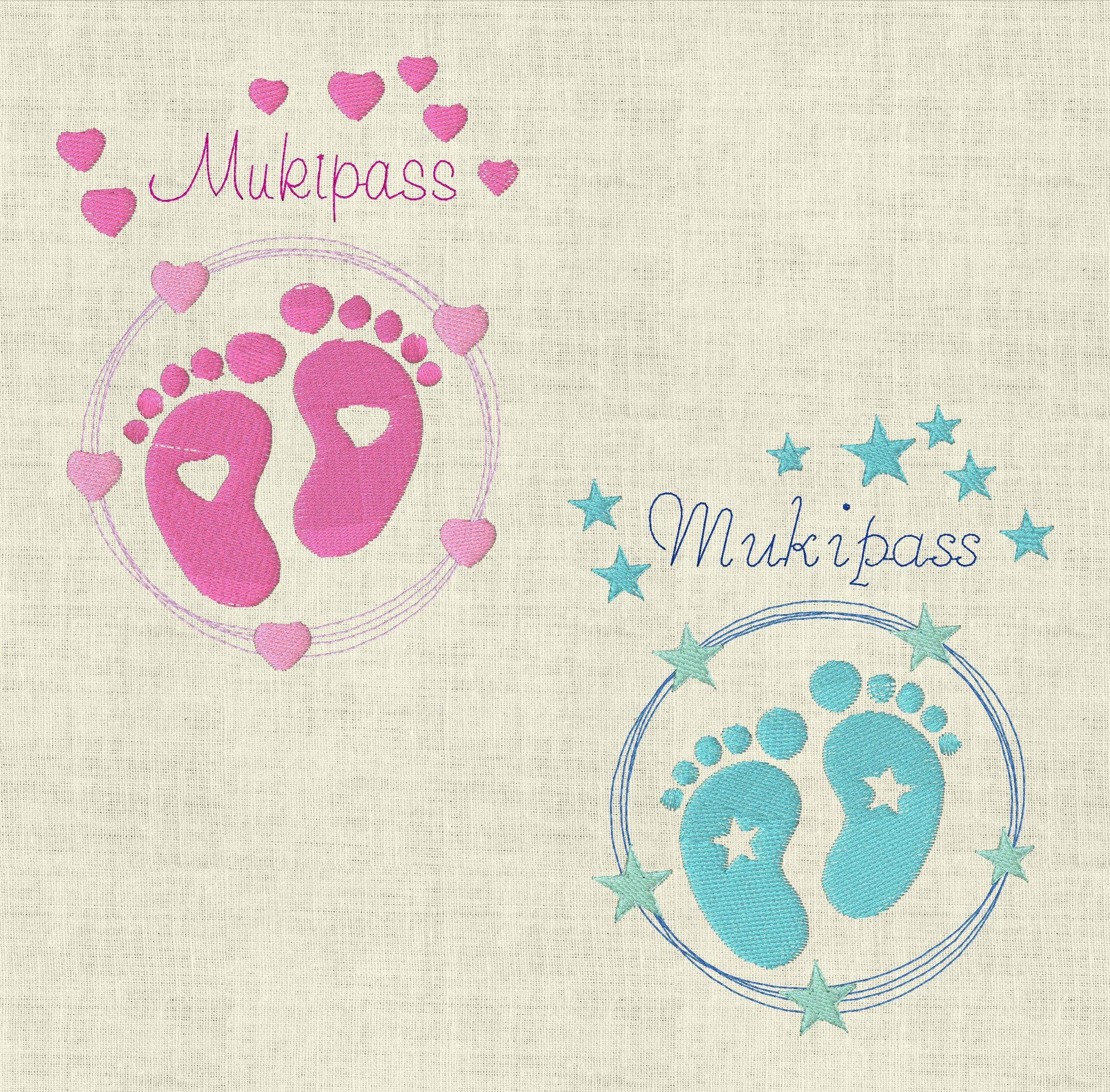 Stickdatei MuKiPass Mutterkindpass 604 - Sewando