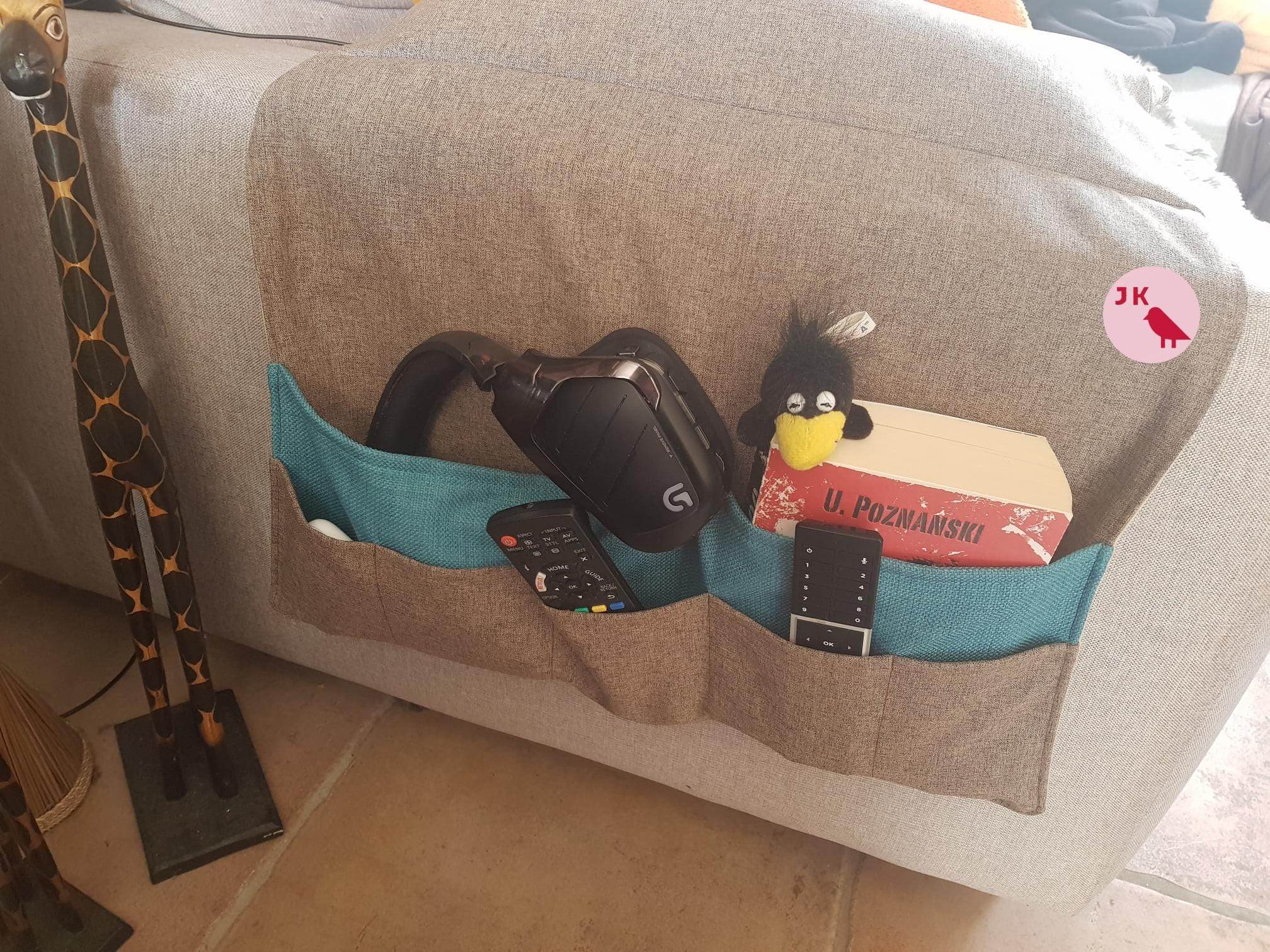 Sofaliebe - Der Organizer Fürs Sofa Mit Integriertem Kissen - Schnittmuster - Sewando