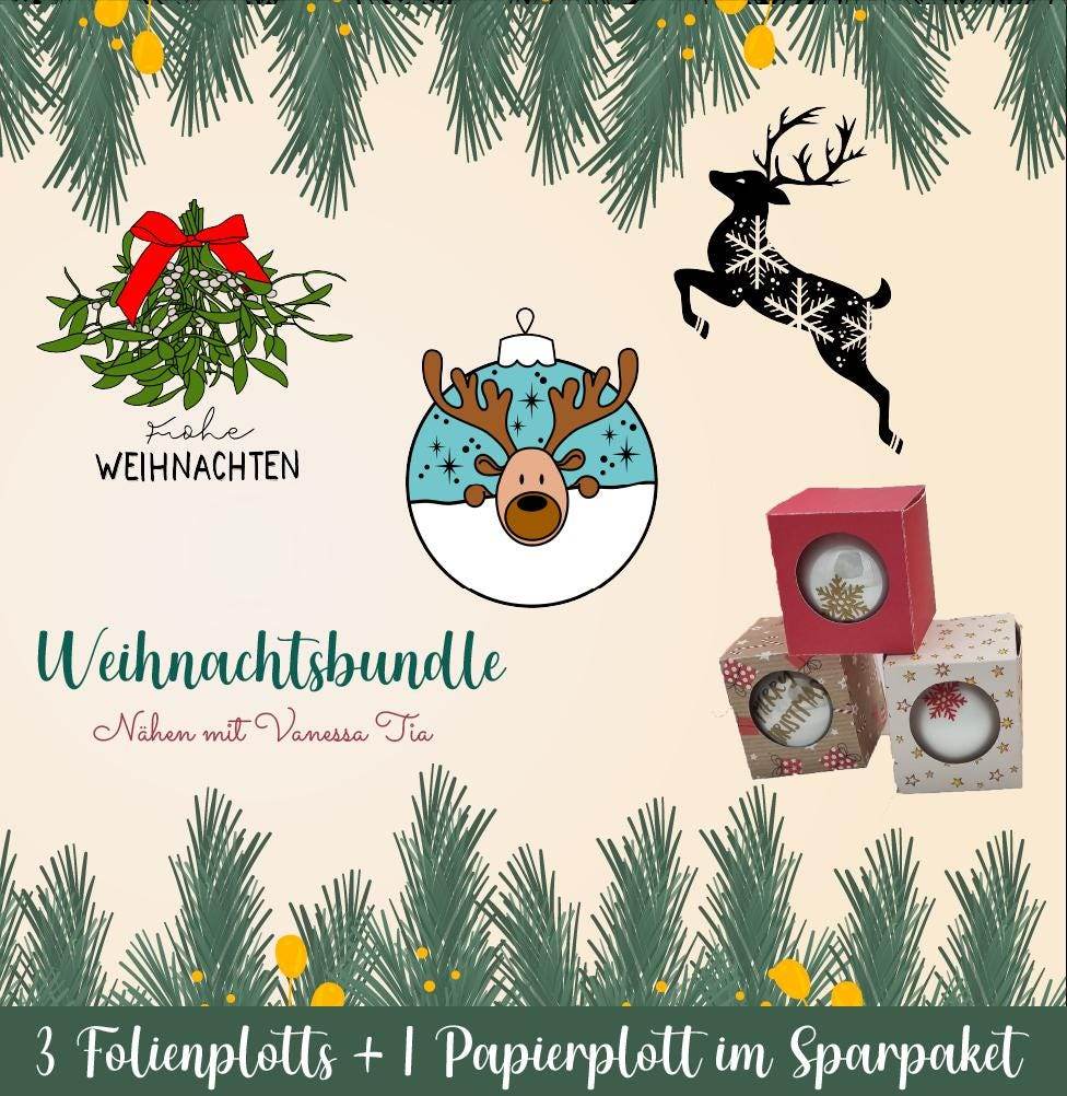 Weihnachtsbundle 2021 Plotterdatei - Sewando