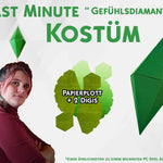 Plumbob Sims Faschingskostüm | Gefühlsdiamant Plotterdatei - Sewando