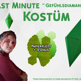 Plumbob Sims Faschingskostüm | Gefühlsdiamant Plotterdatei - Sewando