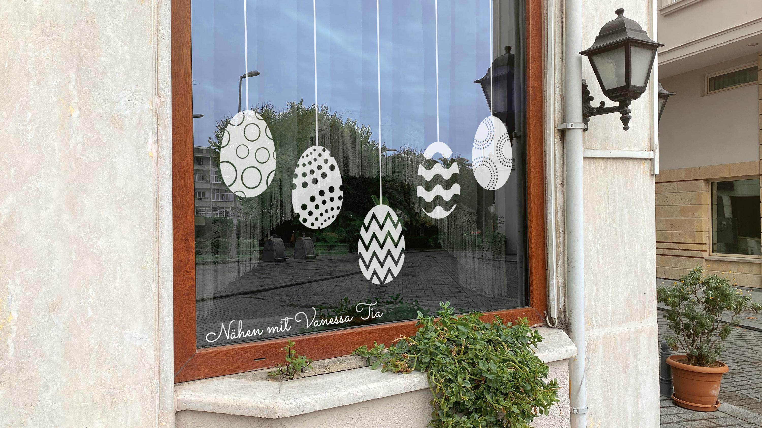 Ostereier Fensterbild Plotterdatei - Sewando