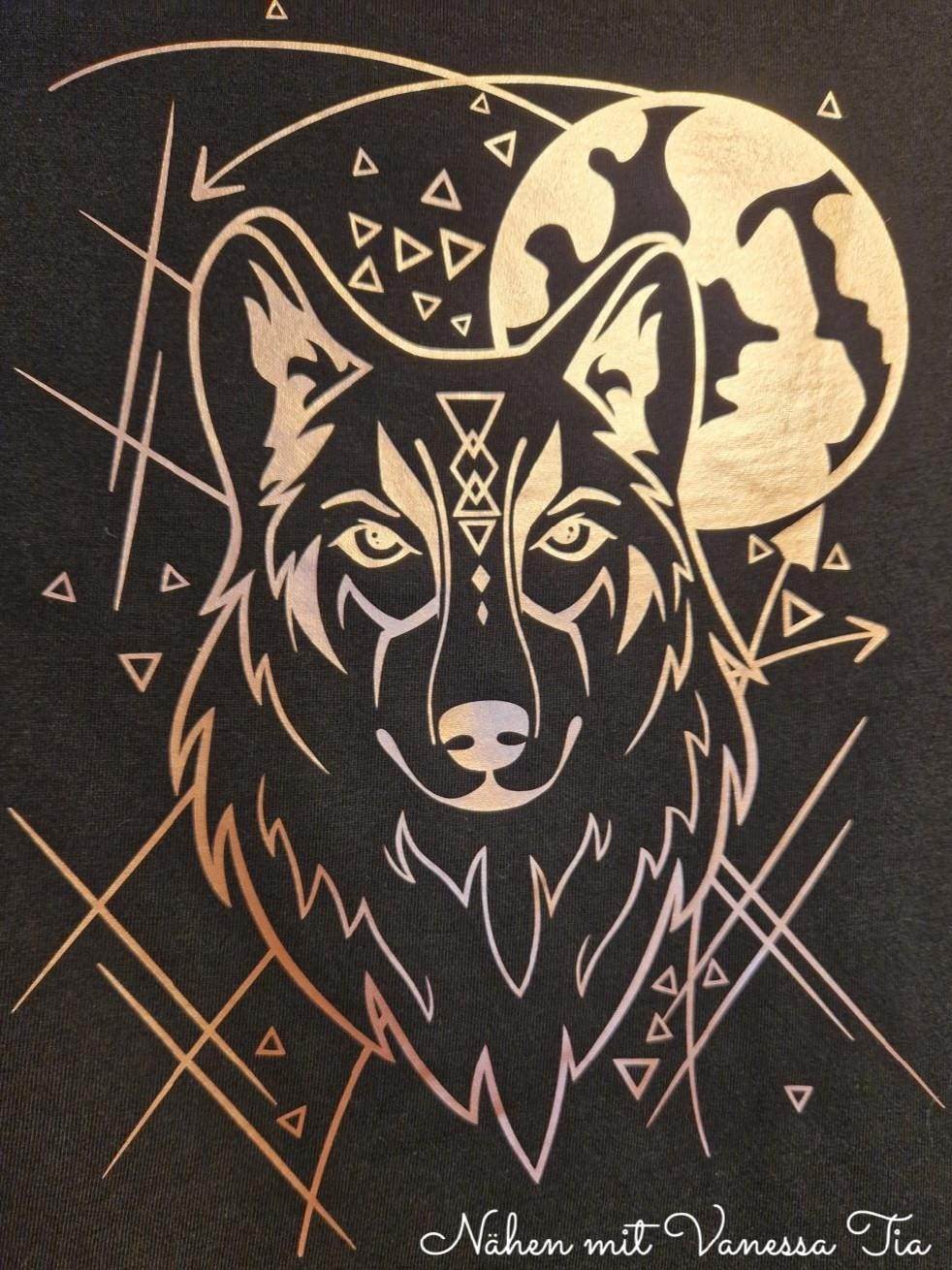 Wolf-kopf | 2 Varianten Plotterdatei - Sewando