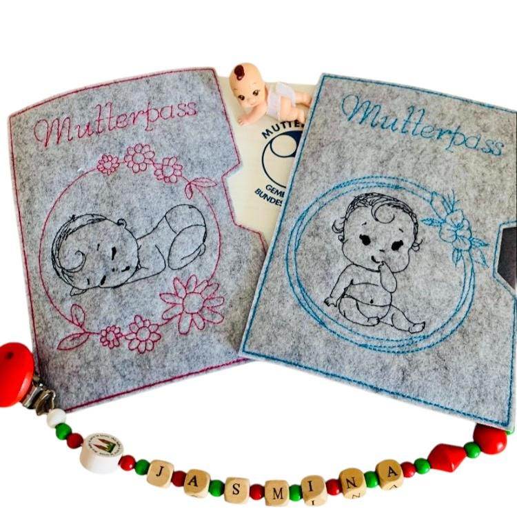 Stickdatei Mutterpass Doodle Set 924 - Sewando