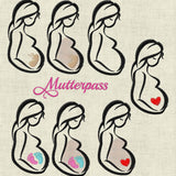Stickdatei Mutterpass Baby Set 365/2 - Sewando