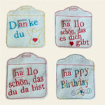 Stickdatei Waffelhülle für Waffel Schnitte In the Hoop Set 701 - Sewando