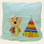 Stickdatei Doodle Teddy Bär Indianer mit Zelt Applikation Set 751 - Sewando
